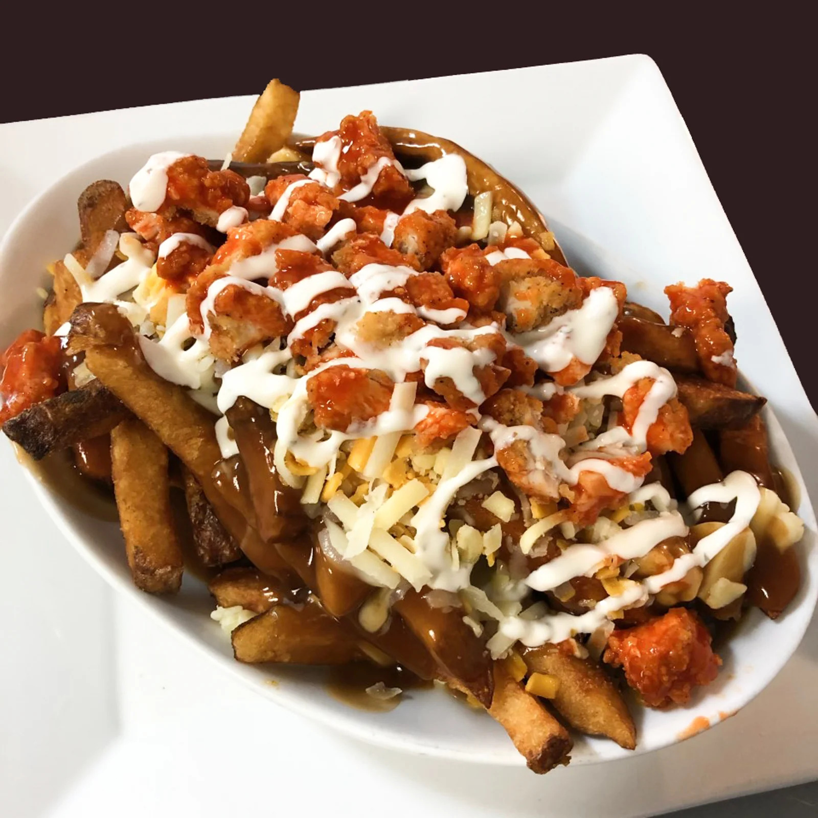 Buffalo Chicken Poutine