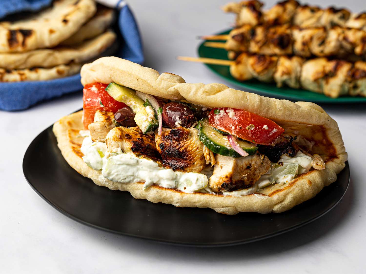 Chicken Souvlaki Pita