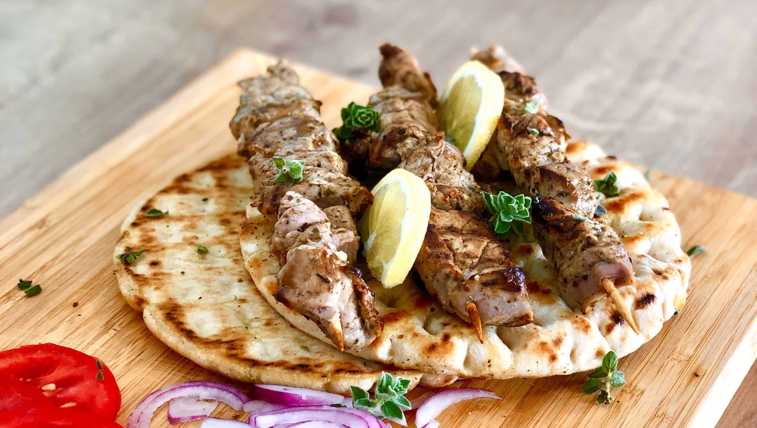 Pork Souvlaki Dinner
